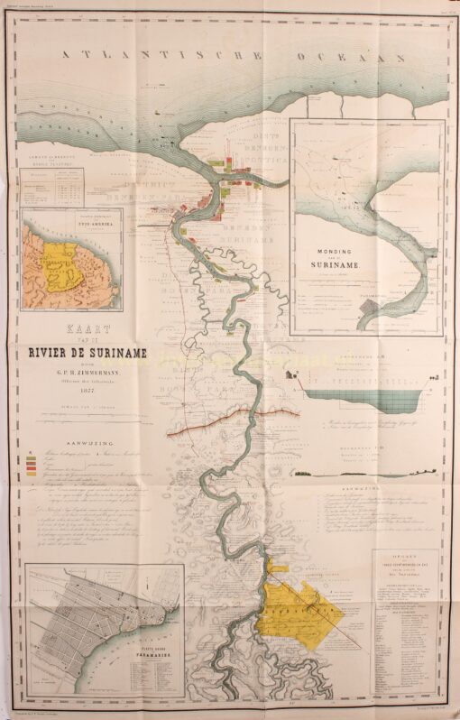 Suriname rivier 1877