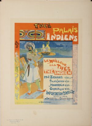 Georges de Feure Art Nouveau poster Thés Palais Indiens, Les Maîtres de l’Affiche, 1900