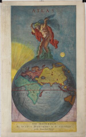 Atlas title page - Justus Dankcerts, ca. 1688-1690 - Image 3