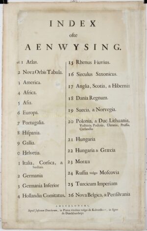 Alternative view of Atlas title page - Justus Dankcerts, ca. 1688-1690