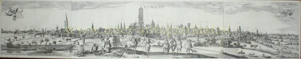 17th century view of Utrecht by Joost Cornelisz. Droochsloot, 1643