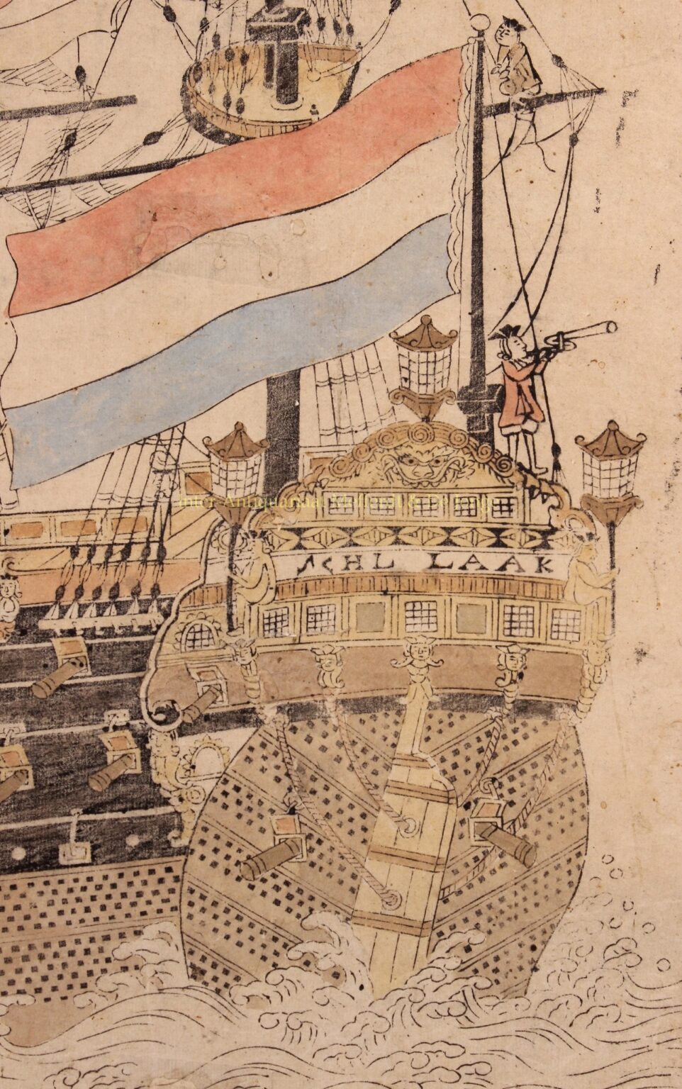 Dutch East Indiaman - Hayashi Shihei, 1790 - Image 3