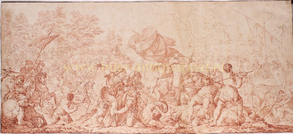 Victory of the Veronese over the Gardesans - Gaetano Zancon after Bruzasorzi, end 18th century