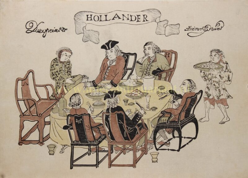 The Dutch in Japan - Rin Shinhei, ca. 1800