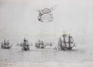 Vertrekkende vloot Johan Maurits van Nassau naar Brazilië - Salomon Savery naar Frans Post