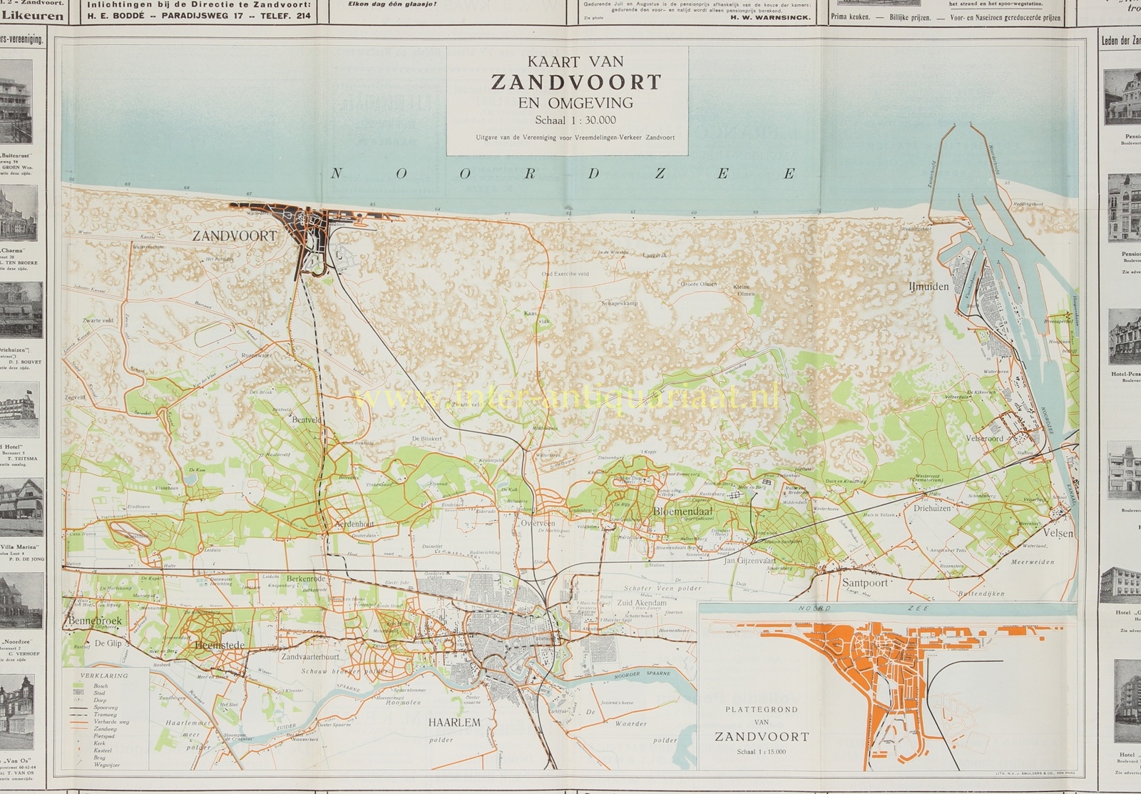 Zandvoort and surroundings - J. Smulders & Co., c. 1928 - Image 3