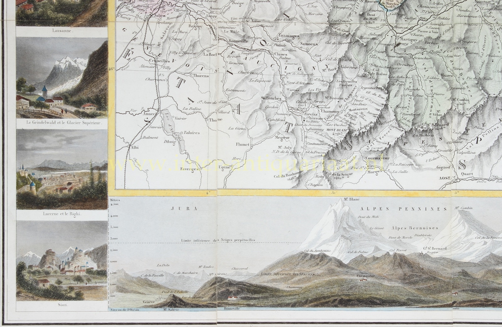 Switserland - A. Vuillemin + Guillaume Henri Dufour, 1850 - Image 3
