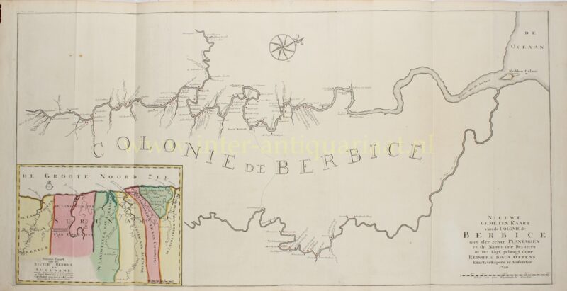 Dutch Berbice (Guyana) - Reinier & Josua Ottens, 1740