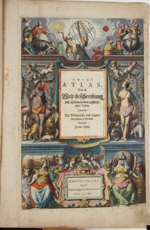 Atlas title page - Johannes Janssonius, 1649 - Image 3