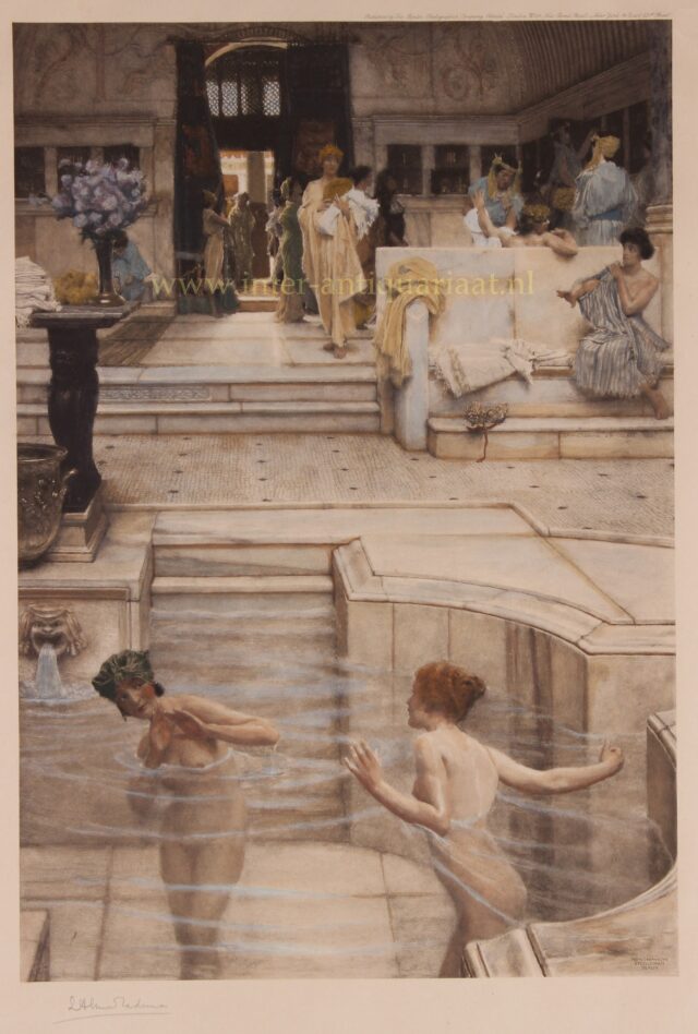 A Favourite Custom - Lawrence Alma-Tadema, 1909