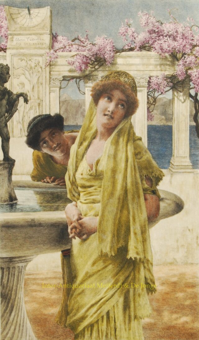 A DIFFERENCE OF OPINION - Alma-Tadema