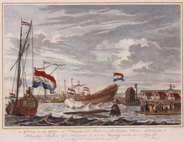 tewaterlating VOC werf Amsterdam 1768