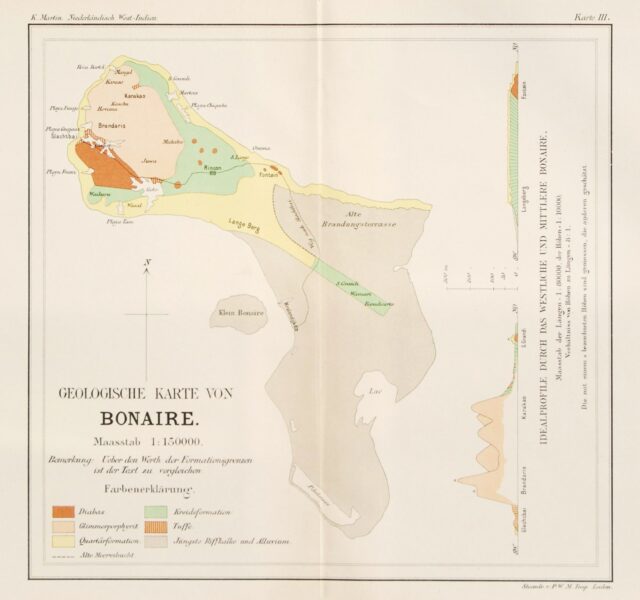 Bonaire antieke kaart