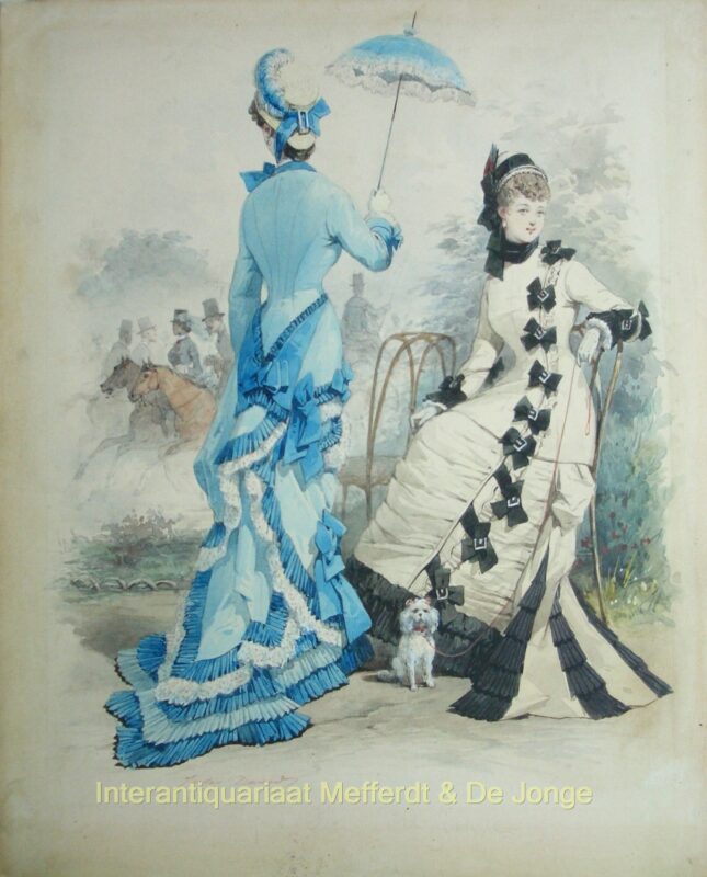 Modetekening – Jules David, 1877