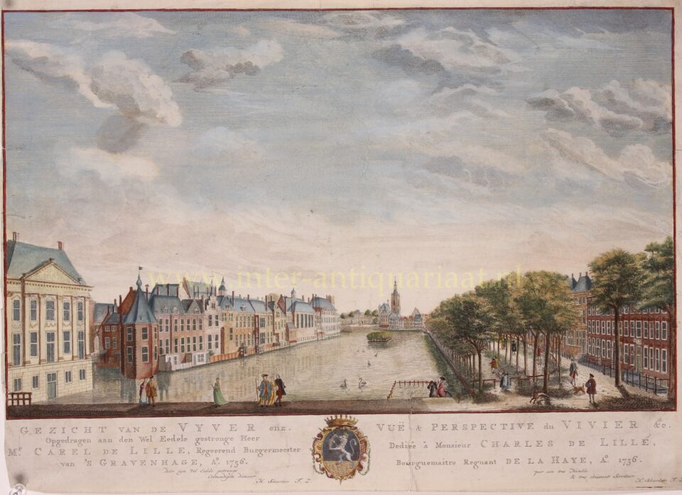 Hodvijver Den Haag 18e-eeuw