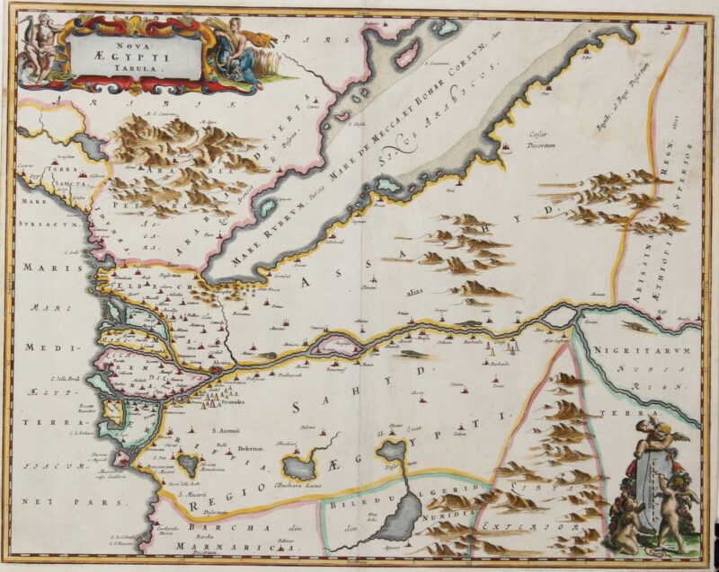 Egypte en Perzische Golf- Olfert Dapper, ca. 1670