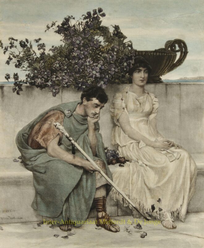 Eloquent Silence – Lawrence Alma-Tadema, 1891
