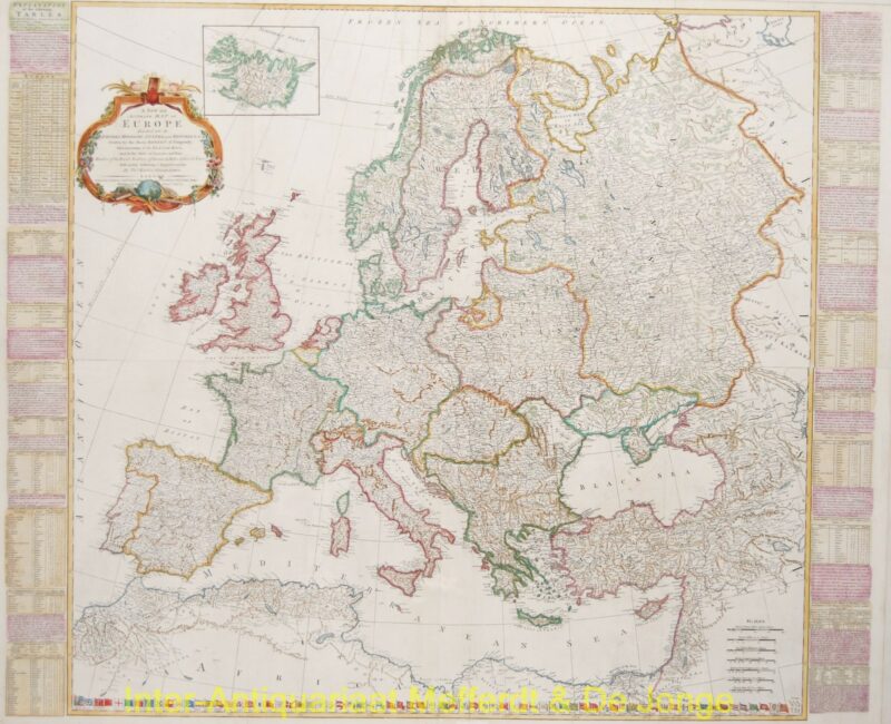 Europe antique map – Kitchin