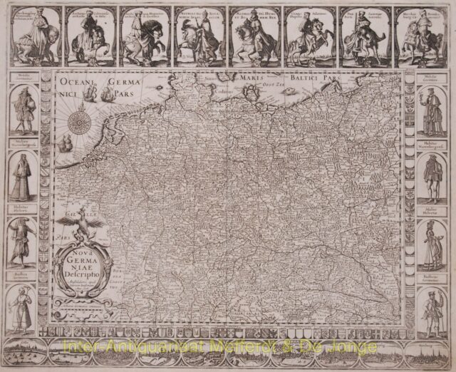 Antique Germany map - Janssonius
