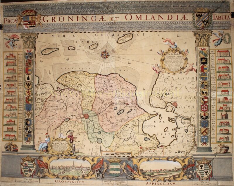 Groningen en Ommelanden – Coenders kaart, ca. 1678