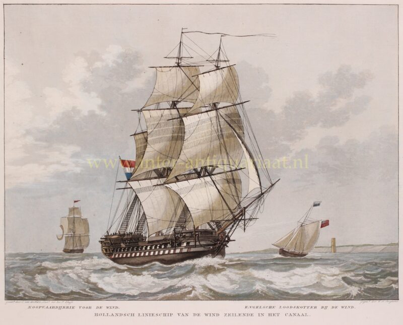 Nederlands linieschip – Willem Hendrik Hoogkamer naar Christoffel van der Hart, ca. 1830