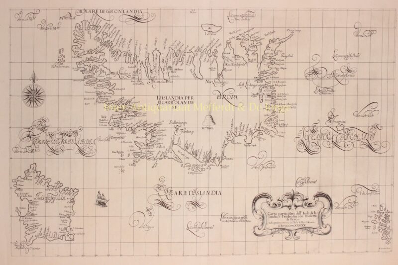 IJsland, Frisland, Faeröer – Robert Dudley, 1646-1647