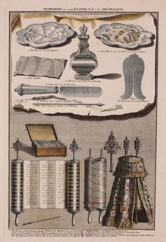 Joodse besnijdenis (briet mila) – Bernard Picard, 1725