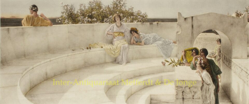 UNDER THE ROOF OF BLUE IONIAN WEATHER - Alma-Tadema