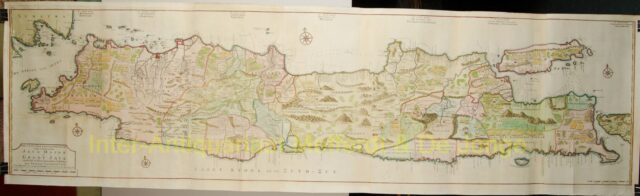 Java antique map - Francois Valentyn