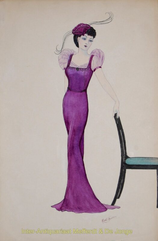 Mode ontwerp – Ruth Muller, 1930er jaren