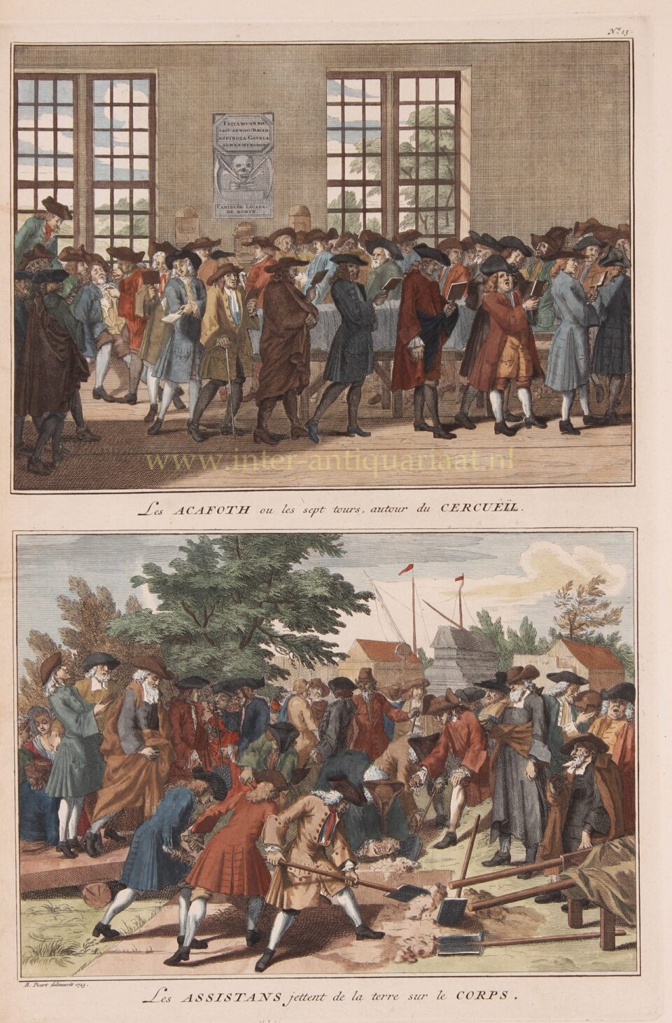 Joodse begrafenis 18e-eeuw