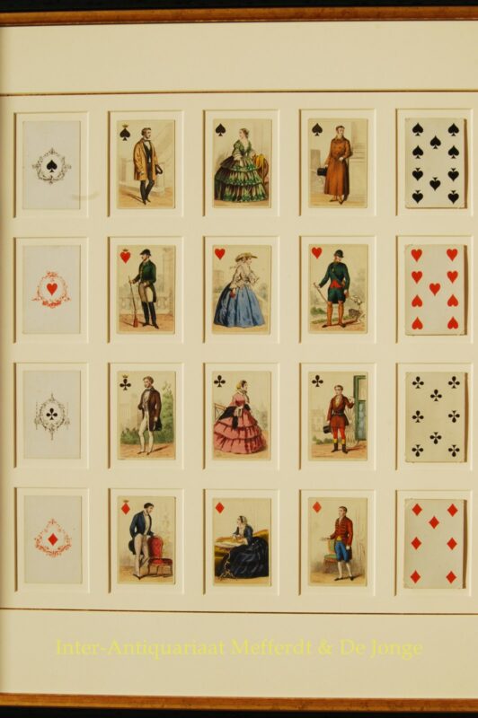 antique playing cards – Gibert, c. 1860
