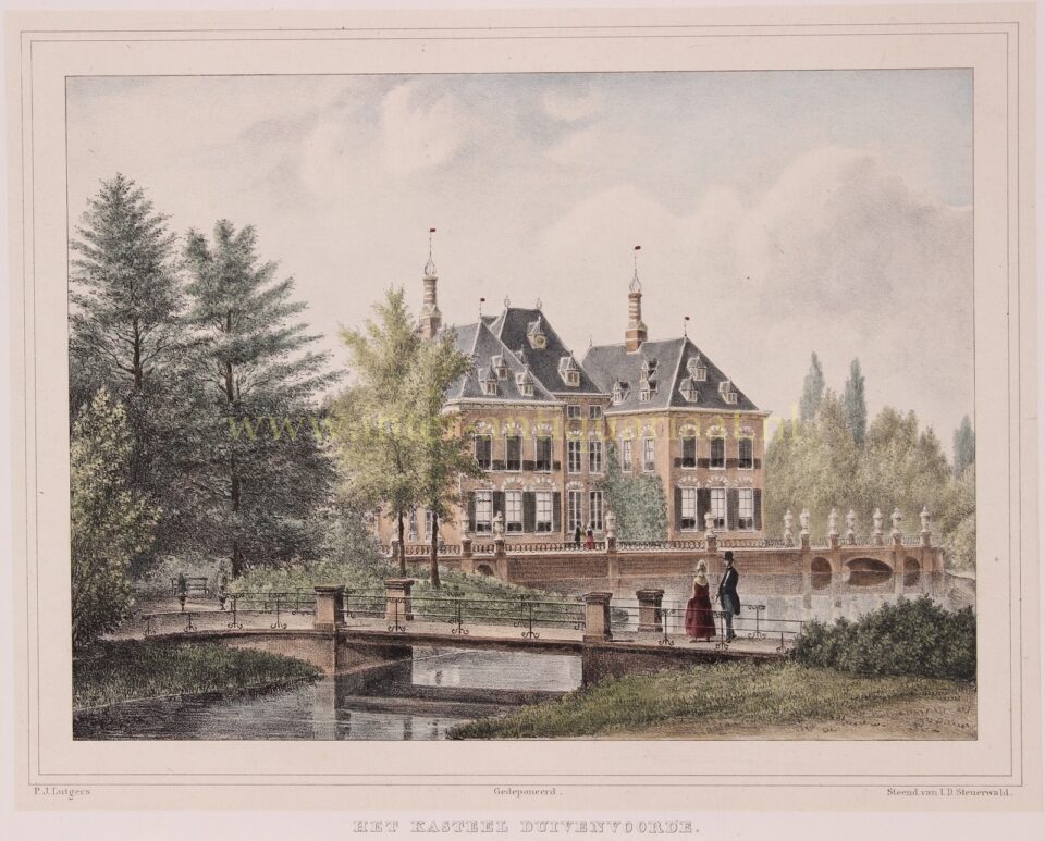 kasteel Duivenvoorde in de 19e-eeuw