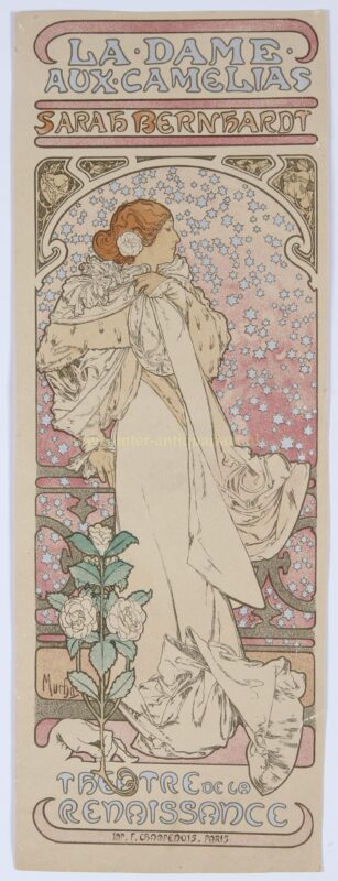 La Dame aux Camélias – Alphonse Mucha, 1896-1898