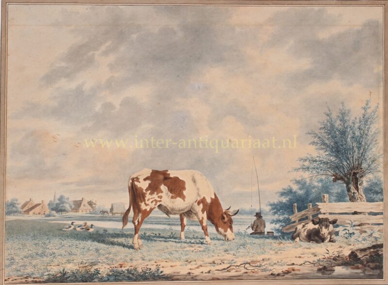 Landschapstekening – omgeving Pieter Gerardus van Os, ca. 1800