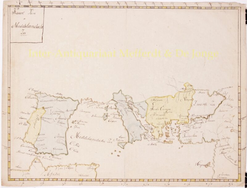 Middellandse Zee – anoniem, 19e-eeuw
