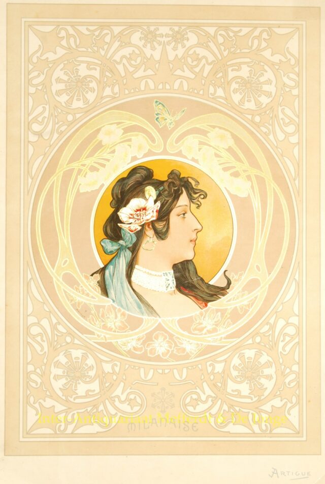 Art Nouveau poster - Milanaise