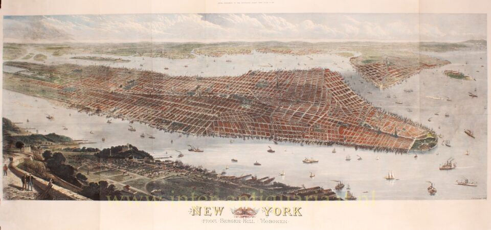 19th century view of New York