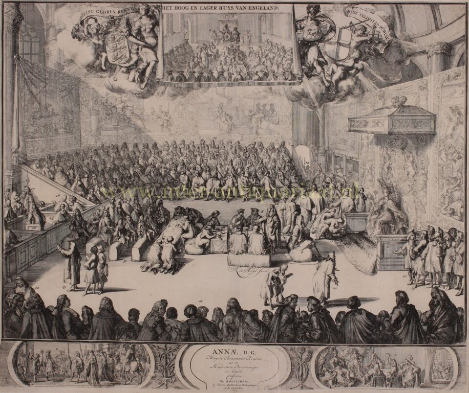 Queen Anne in the House of Commons 1702