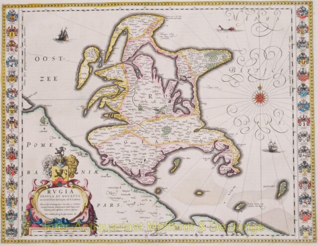 Rügen antique map - Blaeu