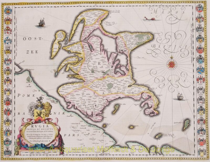 Rügen antique map – Blaeu