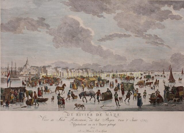 schaatsen voor Rotterdam in 1784