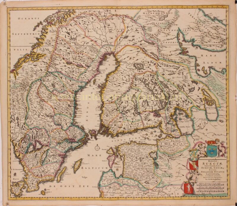 Zweden – Frederick de Wit, 1680