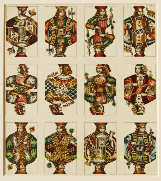 Antique playing cards - Vienna