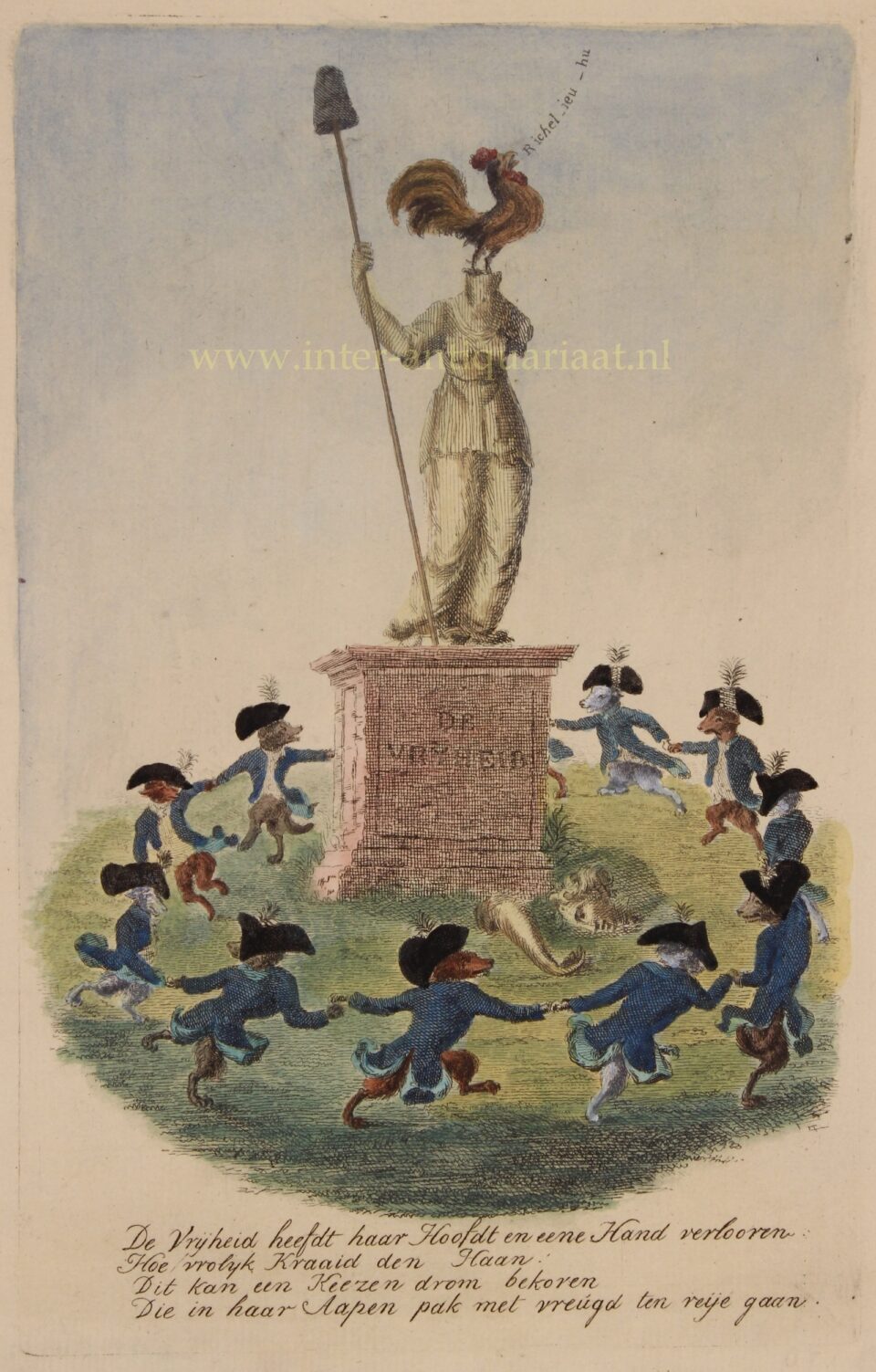 spotprent patriotten 1787
