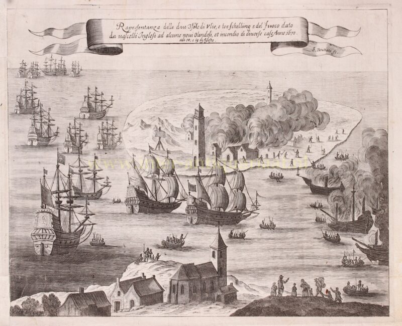 Engelse Furie, Terschelling 1666 – Caspar Bouttats