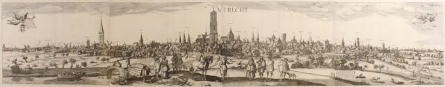 panorama Utrecht 17e-eeuw