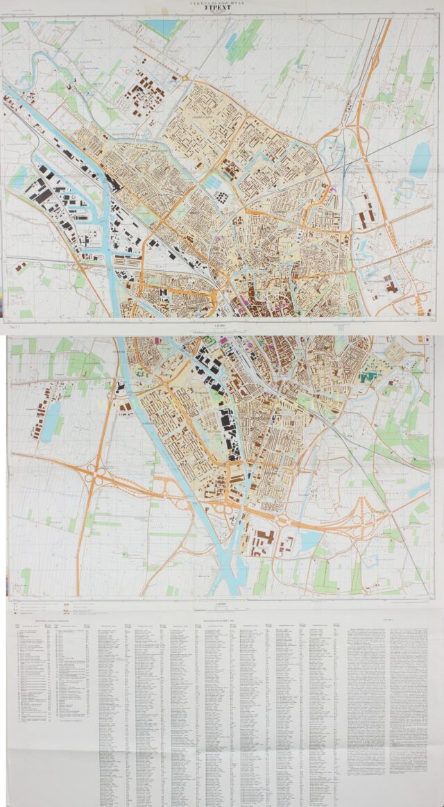 geheime Sovjet kaart van Utrecht