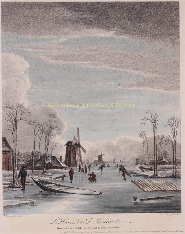 17e-eeuws winterlandschap