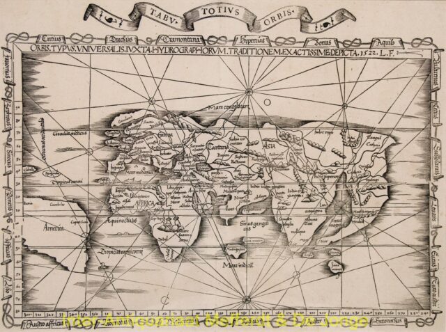 World antique map - Laurent Fries